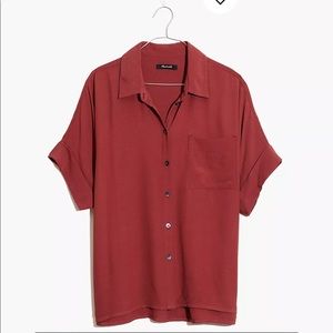 Madewell Black Daily Drapey shirt